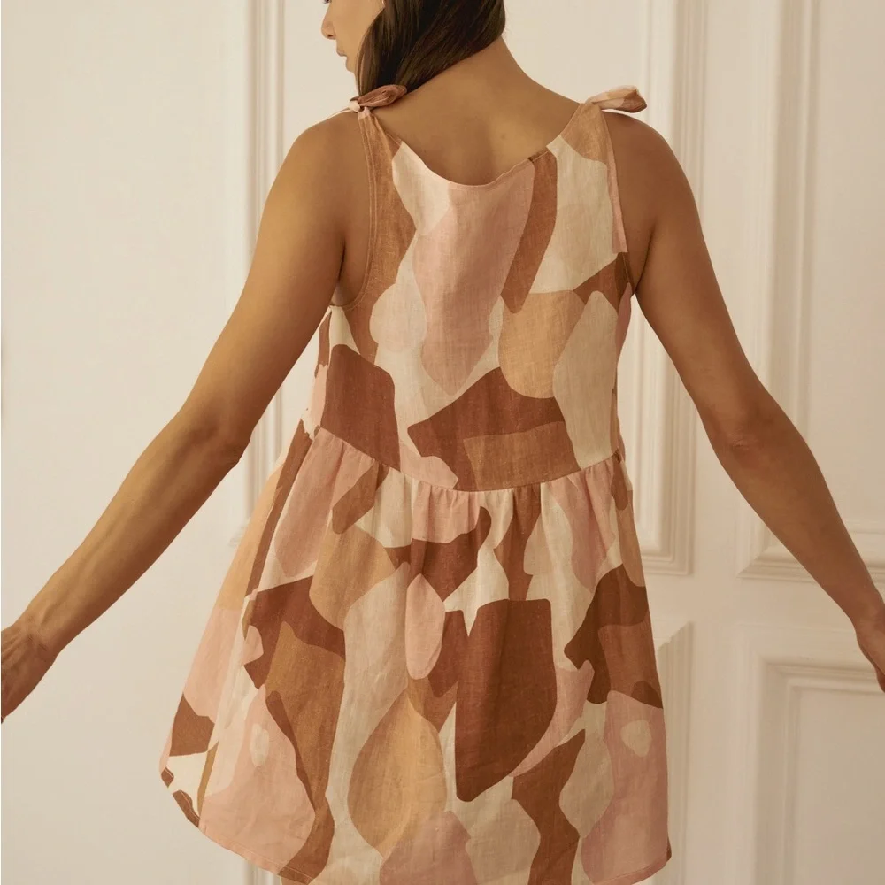 Kate Dress with Shoulder Ties - Picture 2 of 3